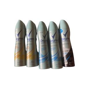 (5) Degree Women's Assorted Lot Dry Spray 3.8oz ~EXP: 3/18